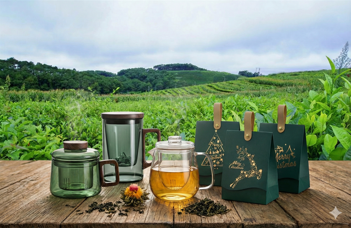 Christmas Edition Yunnan Ahka Pu'er White Tea-Pod Set